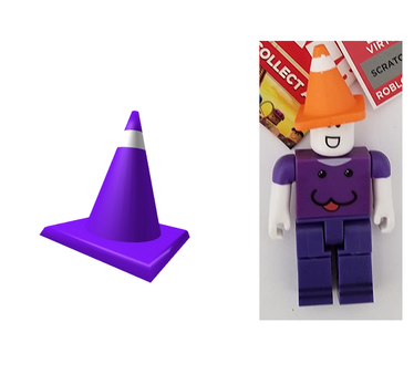 Purple Traffic Cone Toy or Code