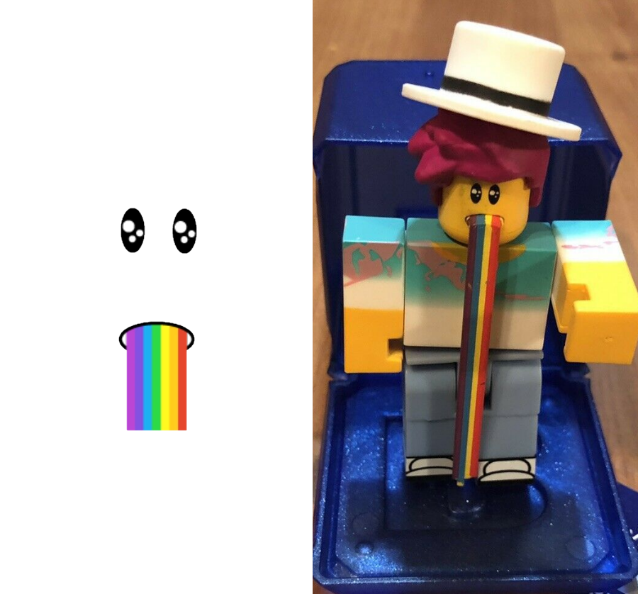Buy Rainbow Barf Face Roblox Account Toy Code at Ubuy Thailand