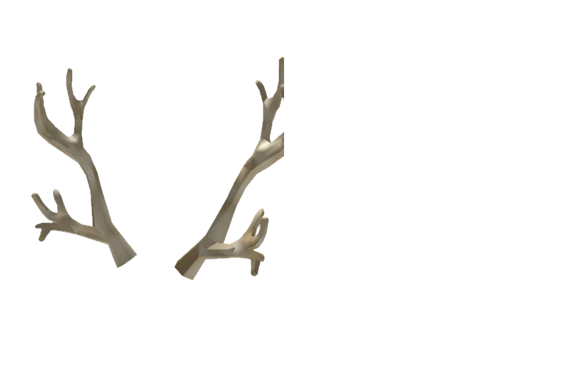 Toothy Deer Man Antlers Toy or Code